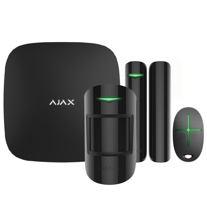Sistem de alarma complet Ajax StarterKit negru